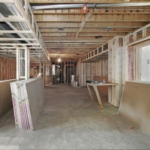 commercial drywall project