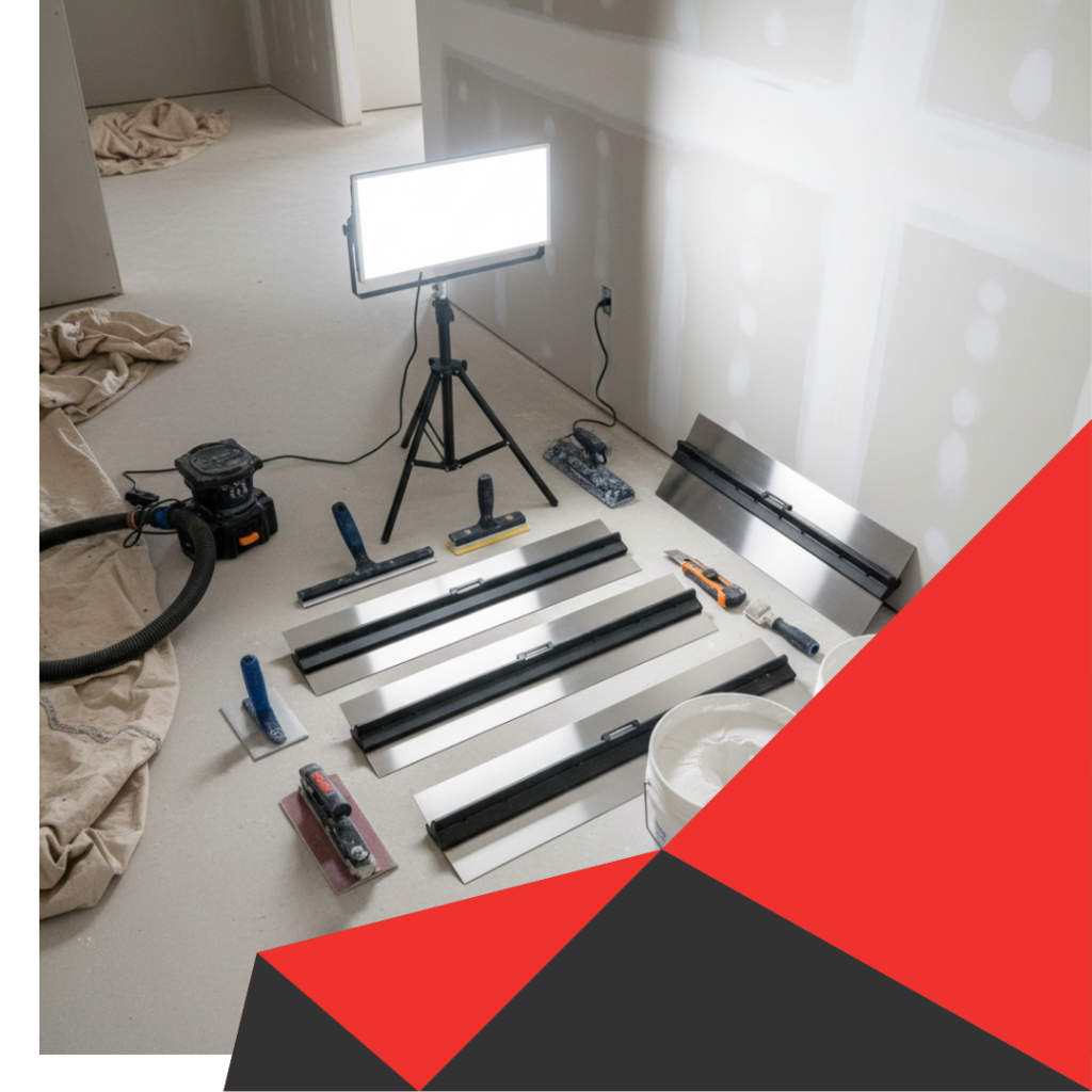 drywall setup space