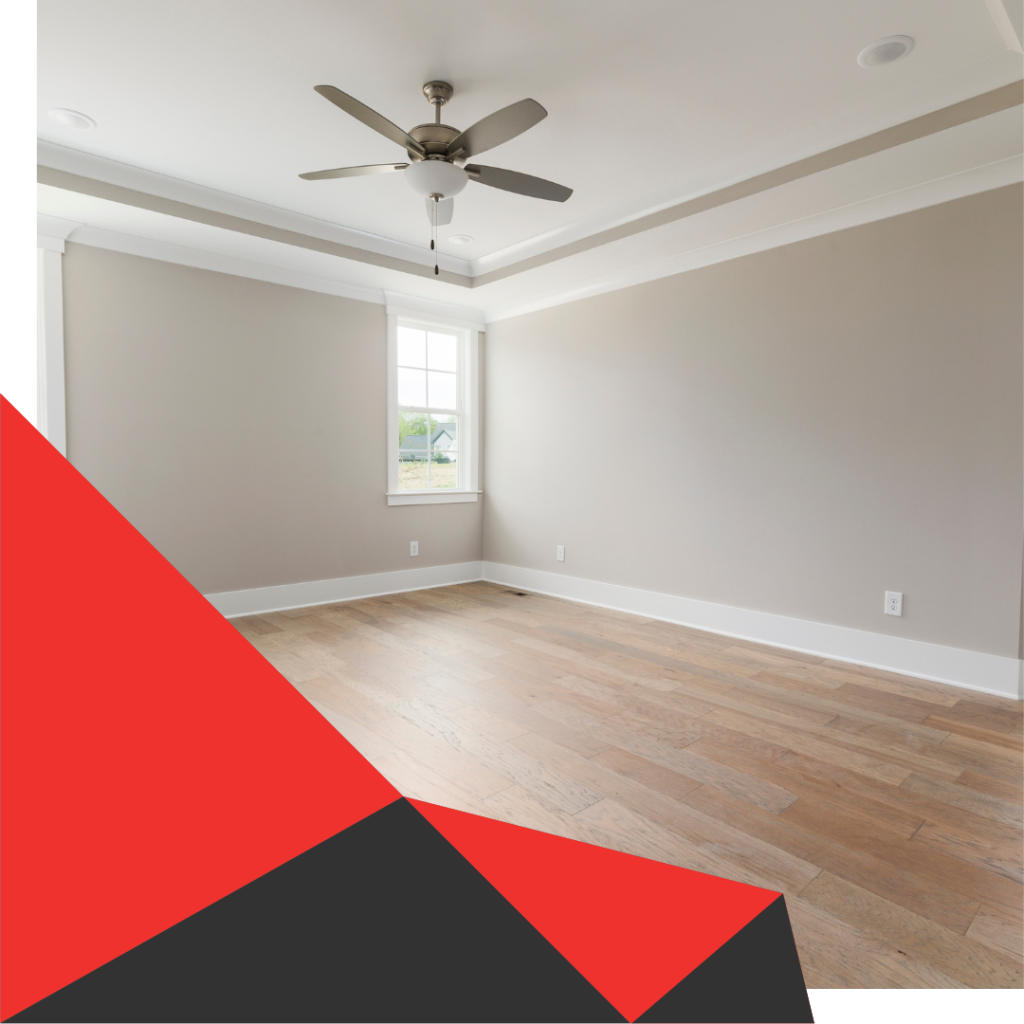 modern room with new ceiling